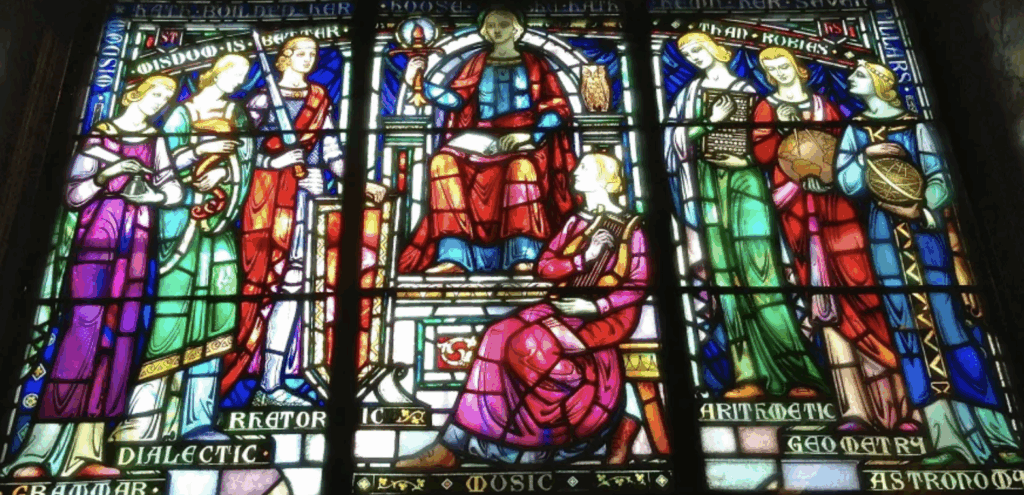 Stained glass window