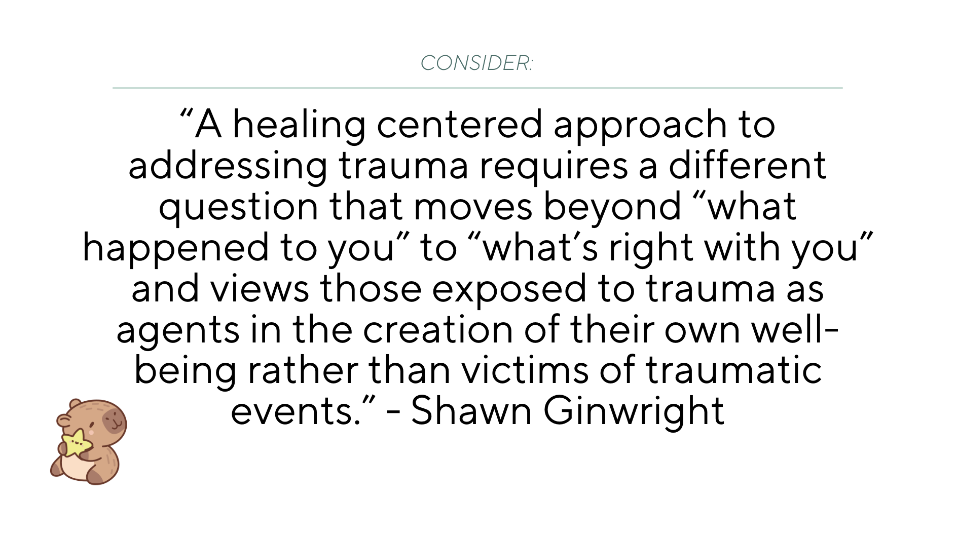 Quote about Healing-Centered Facilitation