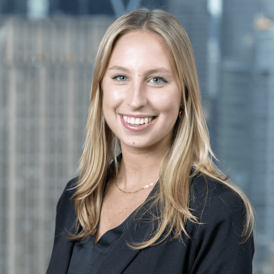 woman smiling into camera