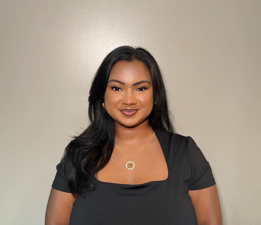 Woman smiling at camera