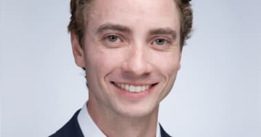 Man smiling into camera